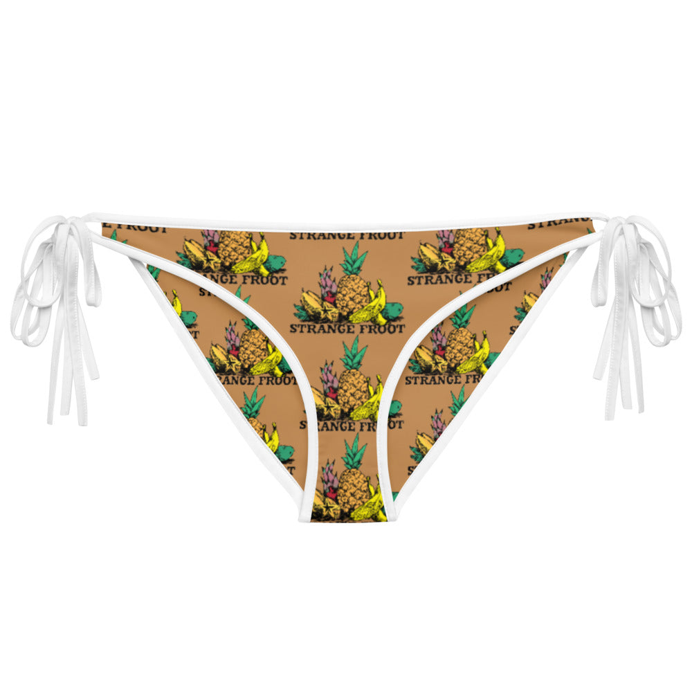 Strange Froot Logo Bikini Bottom - Nude – strangefroot